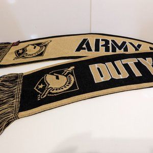Army West Point/Duty Honor Country RUFFNECK Jacquard Knit Scarf